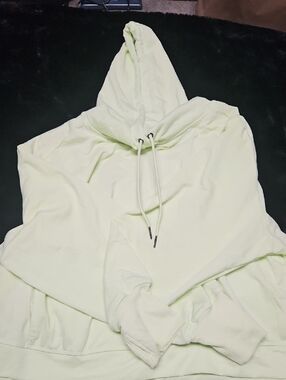 Nine West Light Lime Pullover Hoodie
